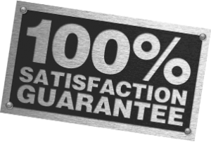 100% Satisfaction guarantee on every service